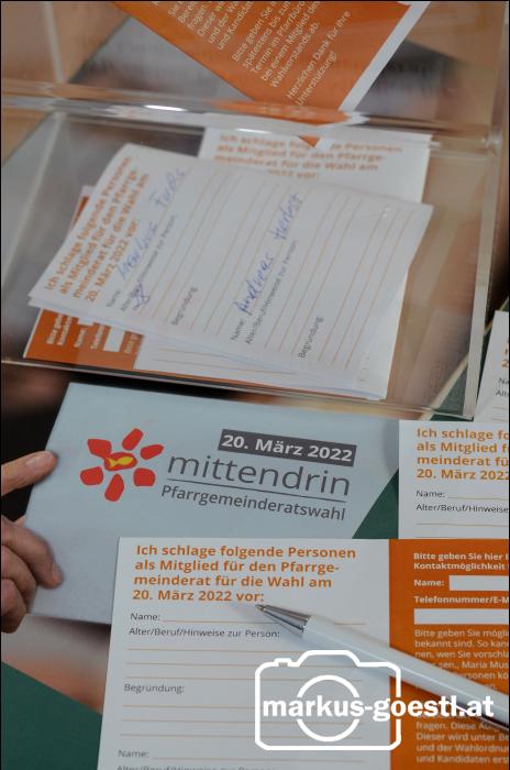 Pfarrgemeinderatswahl