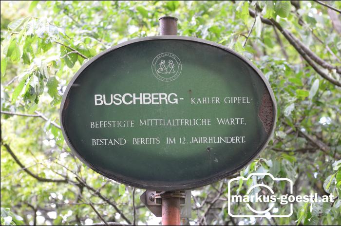 Schild Buschberg