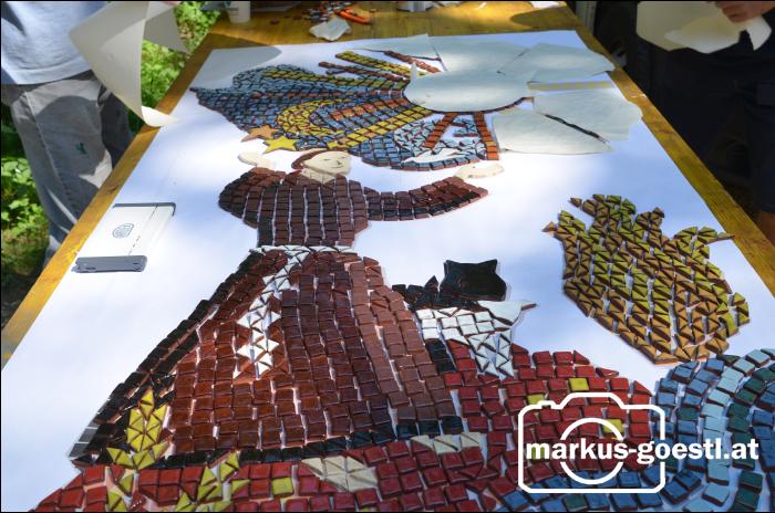 Klebung Mosaik Kapelle