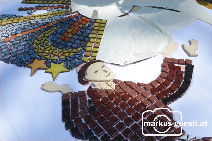 Klebung Mosaik Kapelle