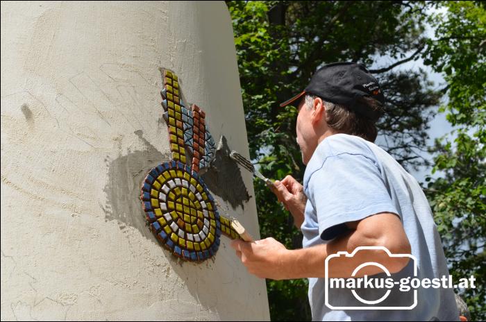 Klebung Mosaik Kapelle