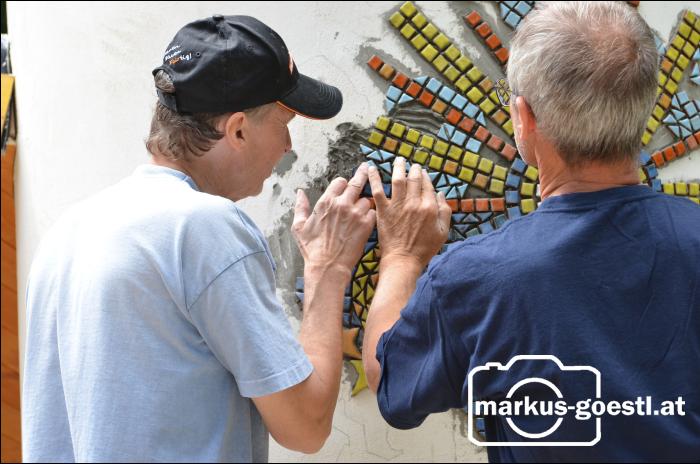 Klebung Mosaik Kapelle