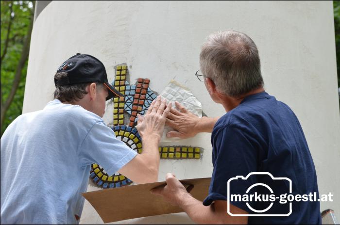 Klebung Mosaik Kapelle