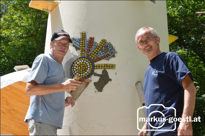 Klebung Mosaik Kapelle