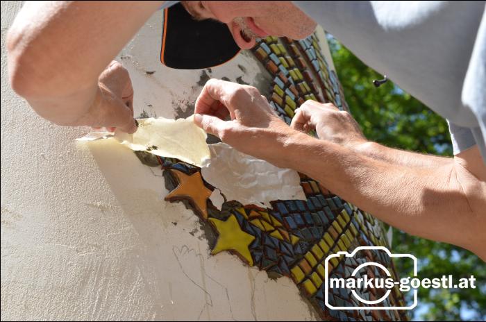 Klebung Mosaik Kapelle