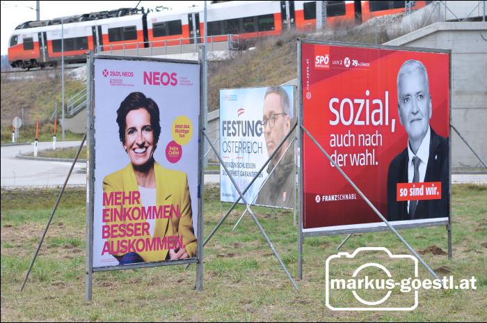 Wahlplakate Landtagswahl