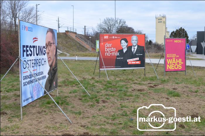Wahlplakate Landtagswahl