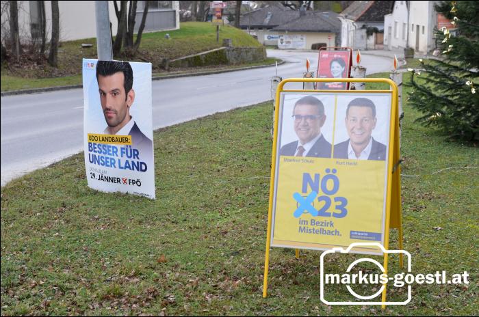 Wahlplakate Landtagswahl