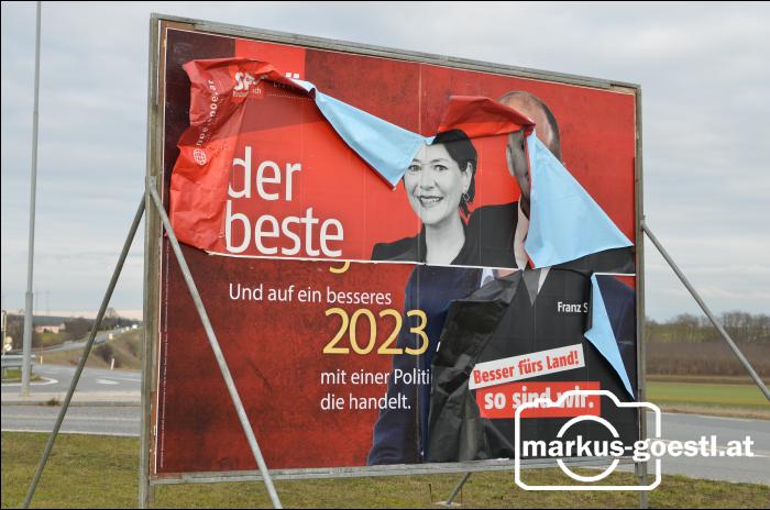 Wahlplakate Landtagswahl