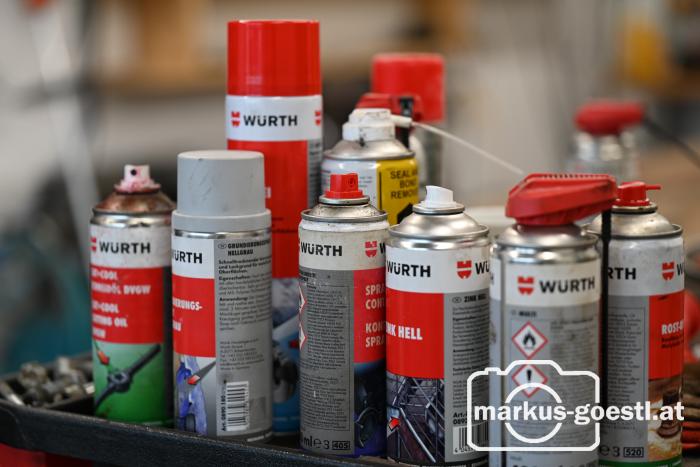 Spraydosen - Werkstatt