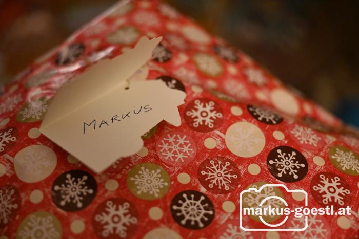 Weihnachtspackerl für Markus