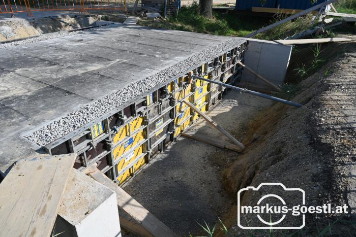 Brückenbaustelle