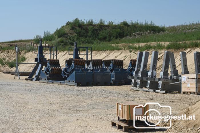 Windparkbaustelle