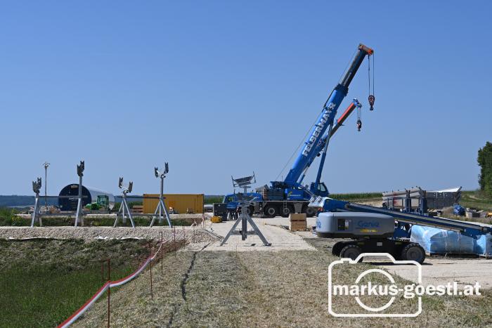 Windparkbaustelle