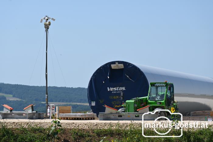 Windparkbaustelle