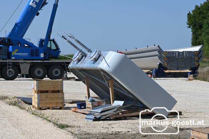 Windparkbaustelle