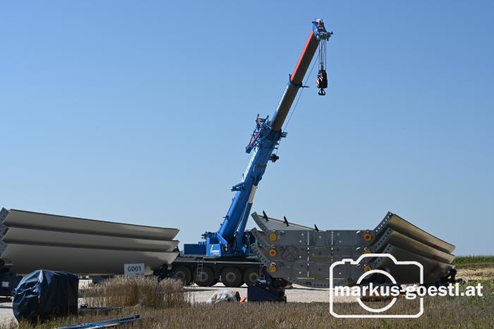 Windparkbaustelle