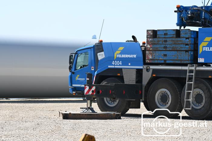Windparkbaustelle