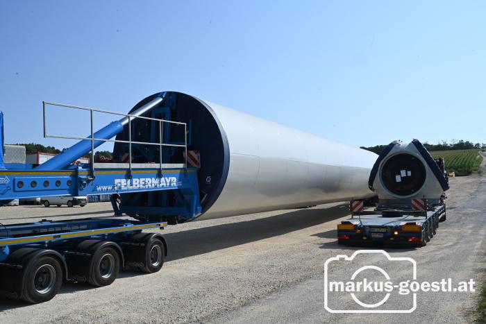 Windparkbaustelle
