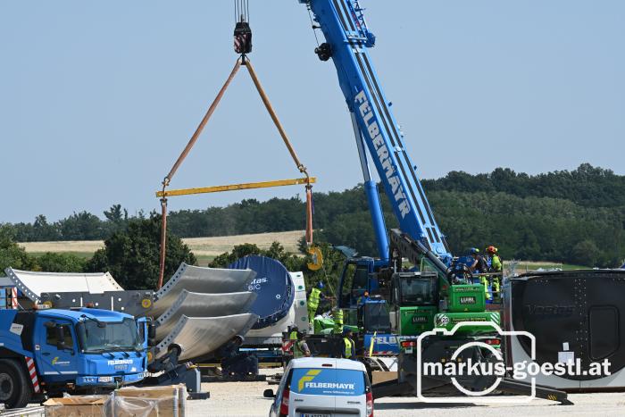 Windparkbaustelle