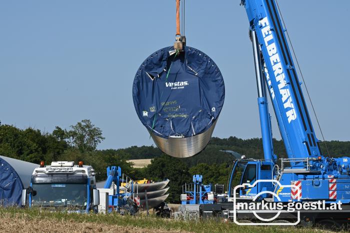 Windparkbaustelle