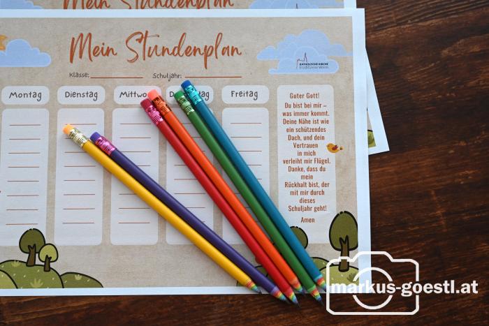 Symbolfotos Stundenplan