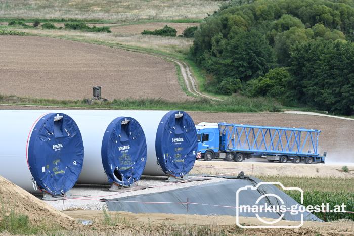 Windparkbaustelle