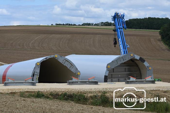 Windparkbaustelle
