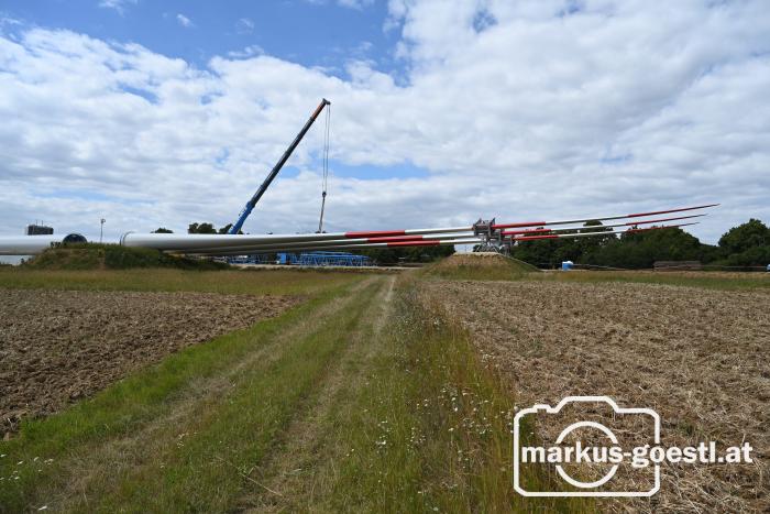 Windparkbaustelle