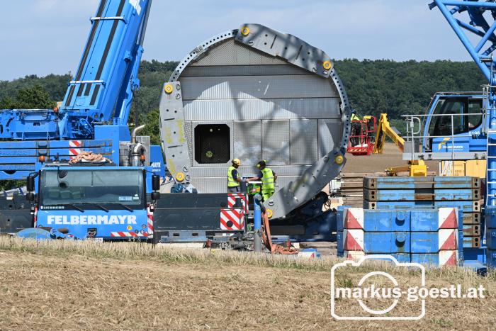 Windparkbaustelle