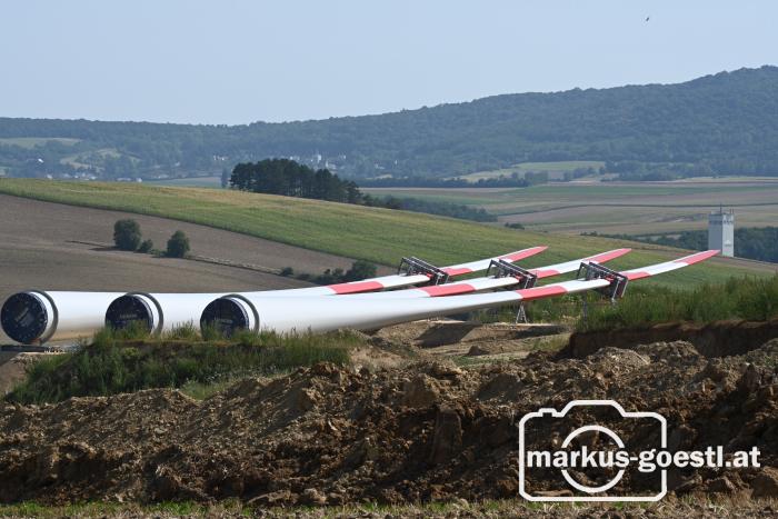 Windparkbaustelle