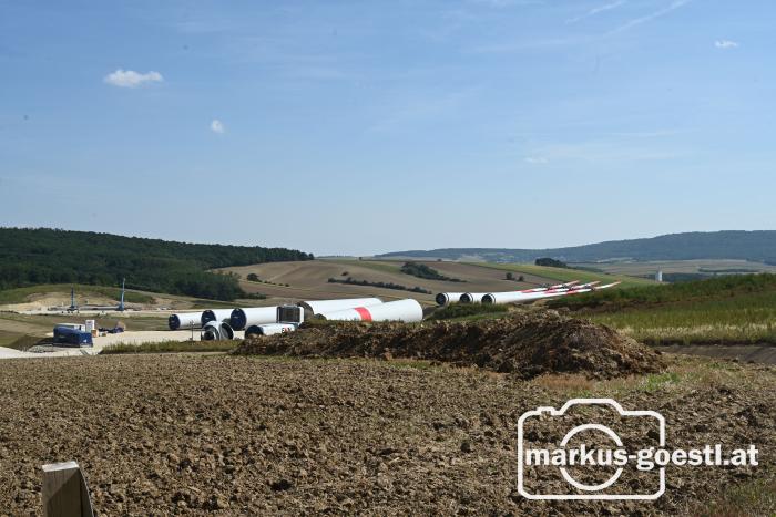 Windparkbaustelle