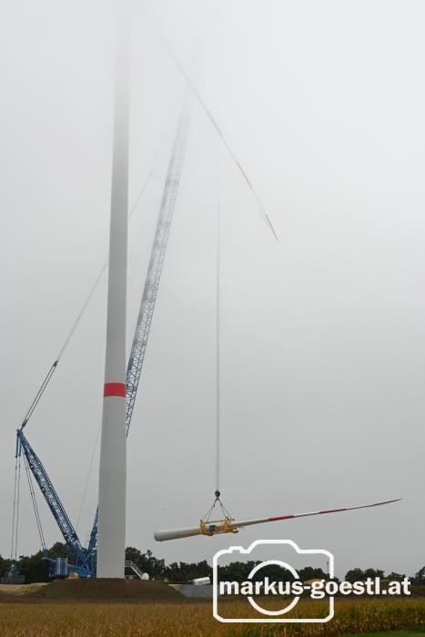 Windparkbaustelle