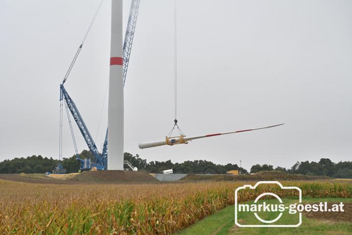 Windparkbaustelle