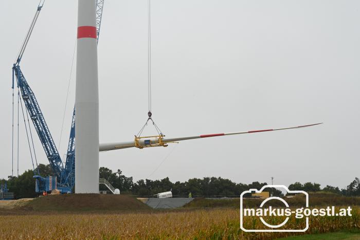Windparkbaustelle