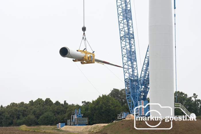 Windparkbaustelle