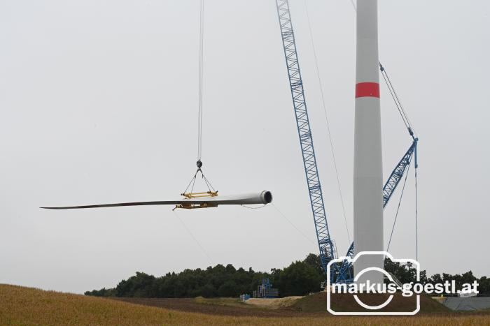 Windparkbaustelle