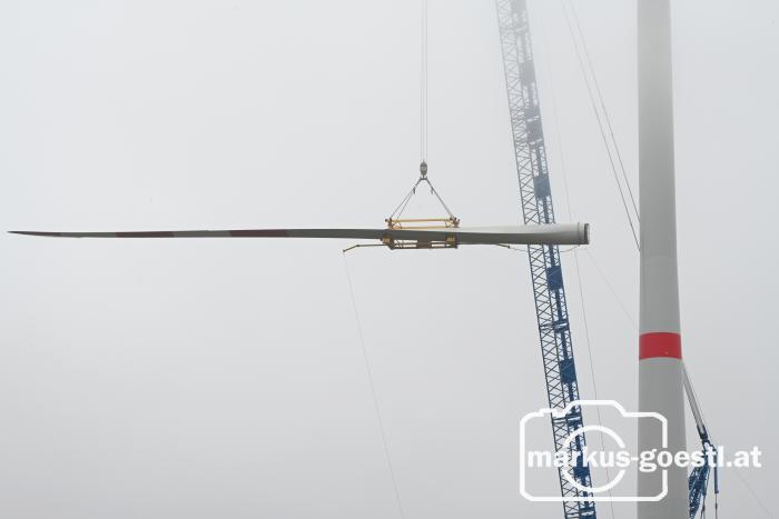 Windparkbaustelle
