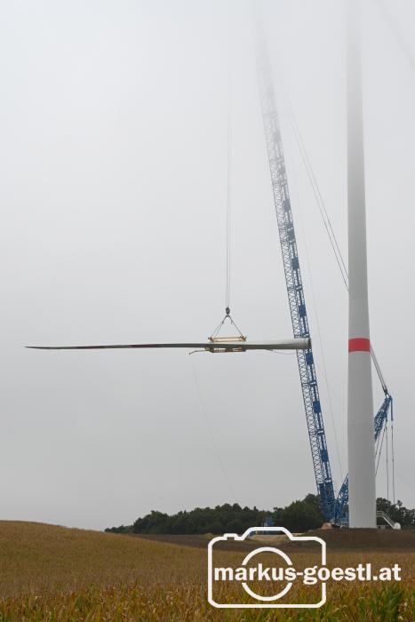 Windparkbaustelle