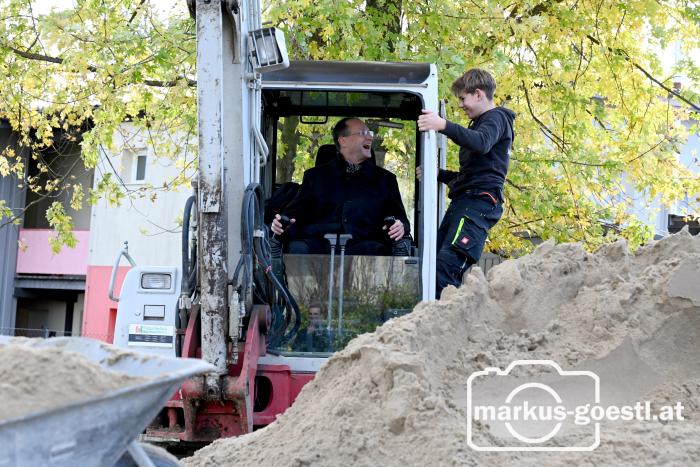 Turnovszky fährt Bagger